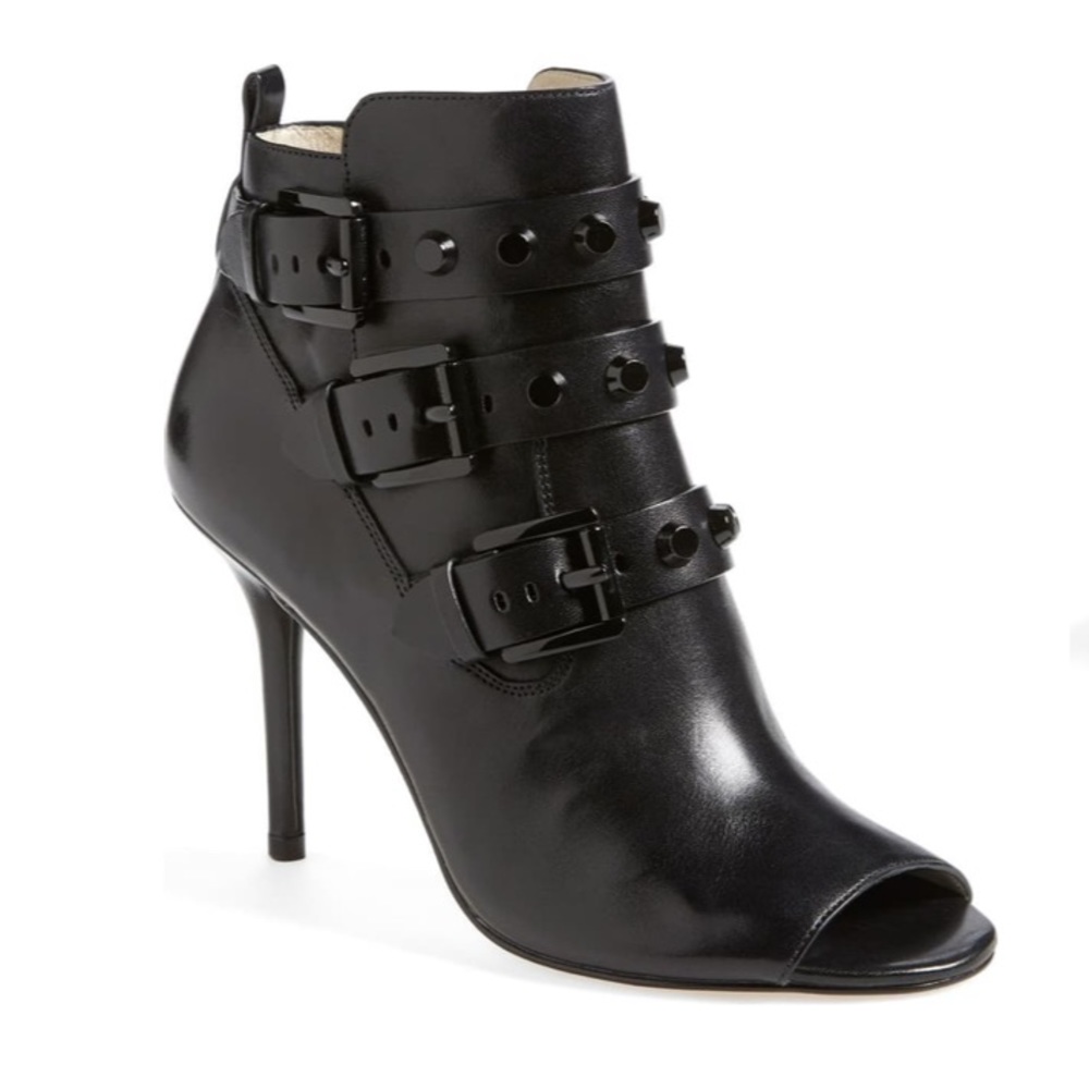 Michael Kors Open Toe Bryn Bootie Stiletto Heel